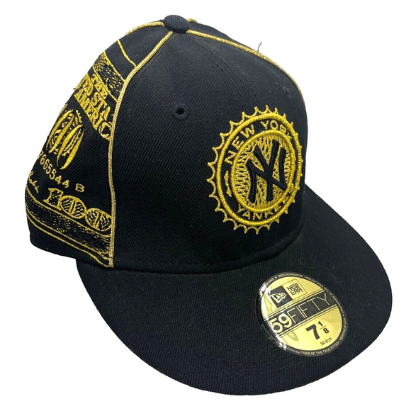 New Era Other - New York Yankees Wool 100 Dollar Bill New Era 59Fifty 7 1/8 Baseball Hat NWT